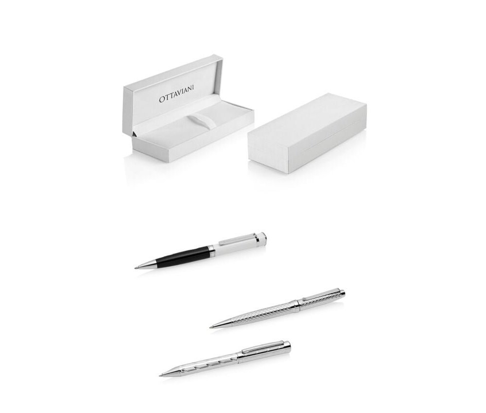 Ottaviani - Penna Biro Cromata - Cm 13,8 Ottaviani - Penna Biro Cromata - Cm 13,8