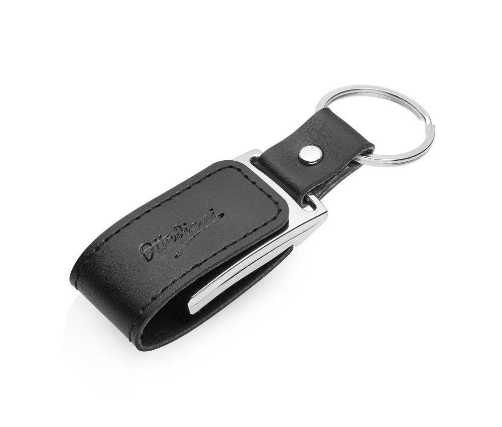 Ottaviani - Portachiavi In Pelle - Usb 16Gb - Nero Ottaviani - Portachiavi In Pelle - Usb 16Gb - Nero