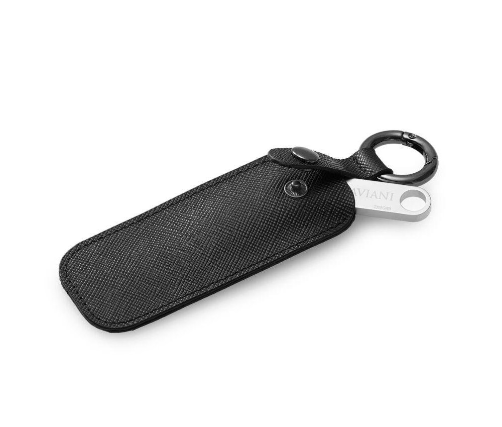 Ottaviani - Portachiavi Con Chiavetta Usb - Vera Pelle Ottaviani - Portachiavi Con Chiavetta Usb - Vera Pelle