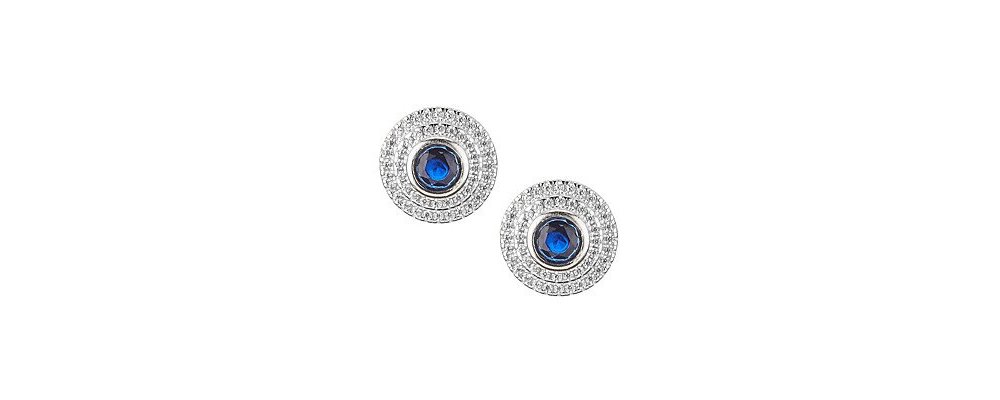 Sovrani - Orecchini Luce - Argento 925 - Zirconi Blu