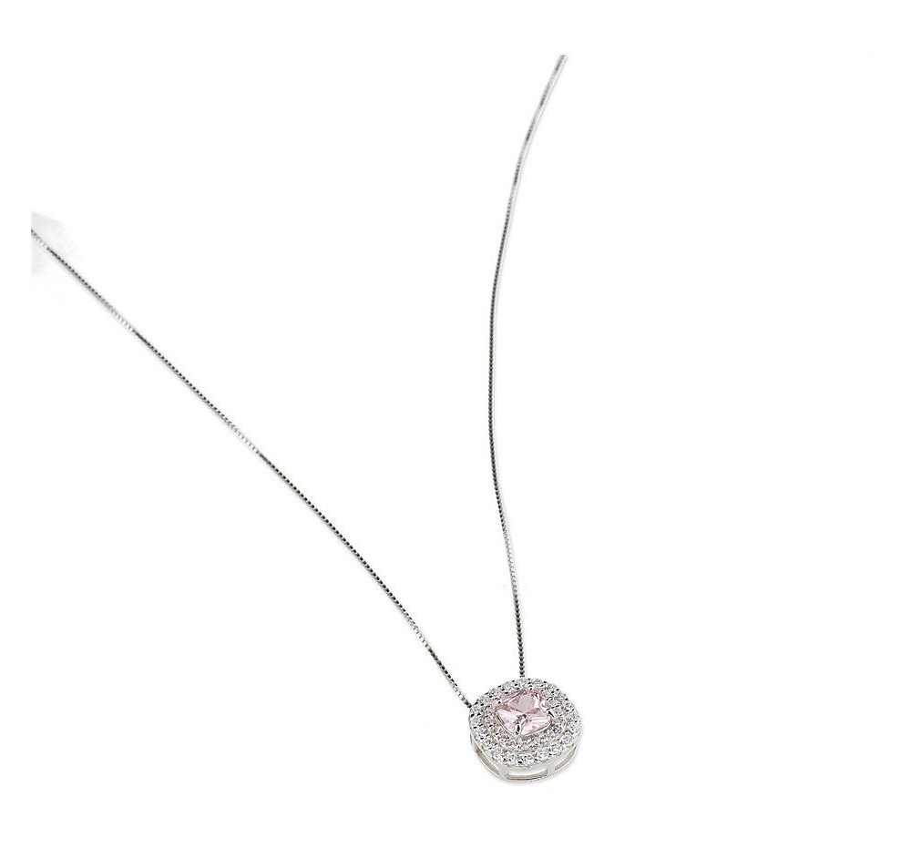 Sovrani - Collana Luce - Argento 925 - Zirconi Rosa