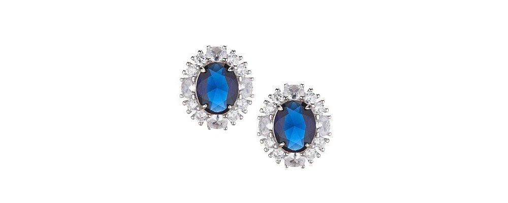 Sovrani - Orecchini Luce - Argento 925 - Zirconi Blu