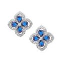 Sovrani - Orecchini Luce - Argento - Zirconi Blu