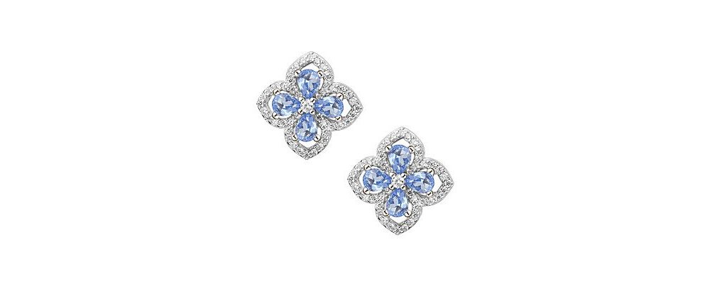 Sovrani - Orecchini Luce - Argento 925 - Zirconi Blu