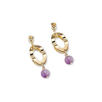 Sovrani - Orecchini J9147 - Oro - Viola