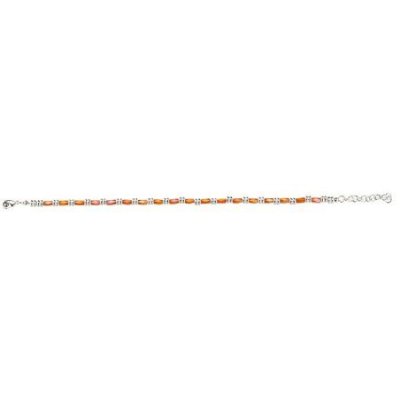 Sovrani - Bracciale Donna Sharlin - Arancione - Argento