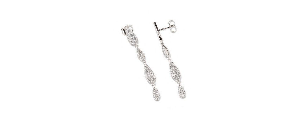 Sovrani - Orecchini Luce - Argento 925 - Zirconi