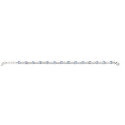 Sovrani - Bracciale Tennis - Argento 925 - Zirconi Blu