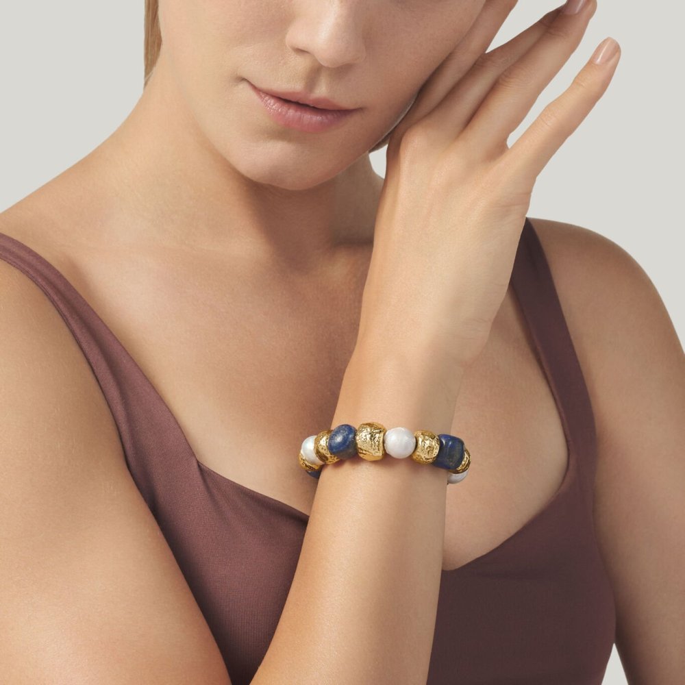 Giovanni Raspini - Bracciale Blu Nomad - Perle - Lapislazzuli Giovanni Raspini - Bracciale Blu Nomad - Perle - Lapislazzuli