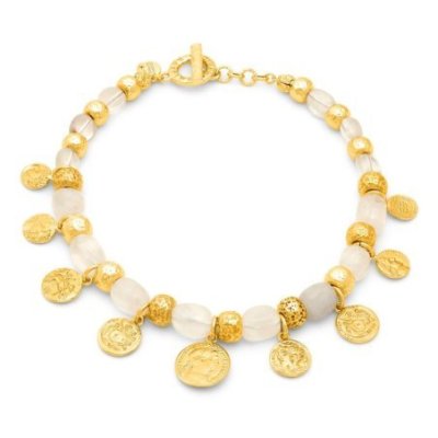 Giovanni Raspini - Collana Crystal Monete - Bronzo - Cristallo