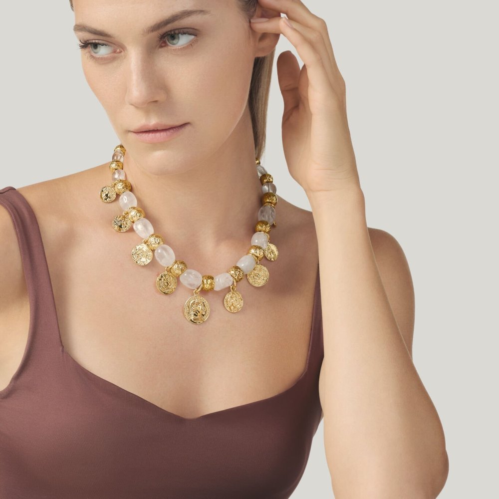 Giovanni Raspini - Collana Crystal Monete - Bronzo - Cristallo Giovanni Raspini - Collana Crystal Monete - Bronzo - Cristallo
