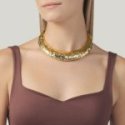 Giovanni Raspini - Collana Sand - Bronzo - Oro 18 Kt