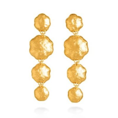 Giovanni Raspini - Orecchini Cascata - Bronzo - Oro 18 Kt