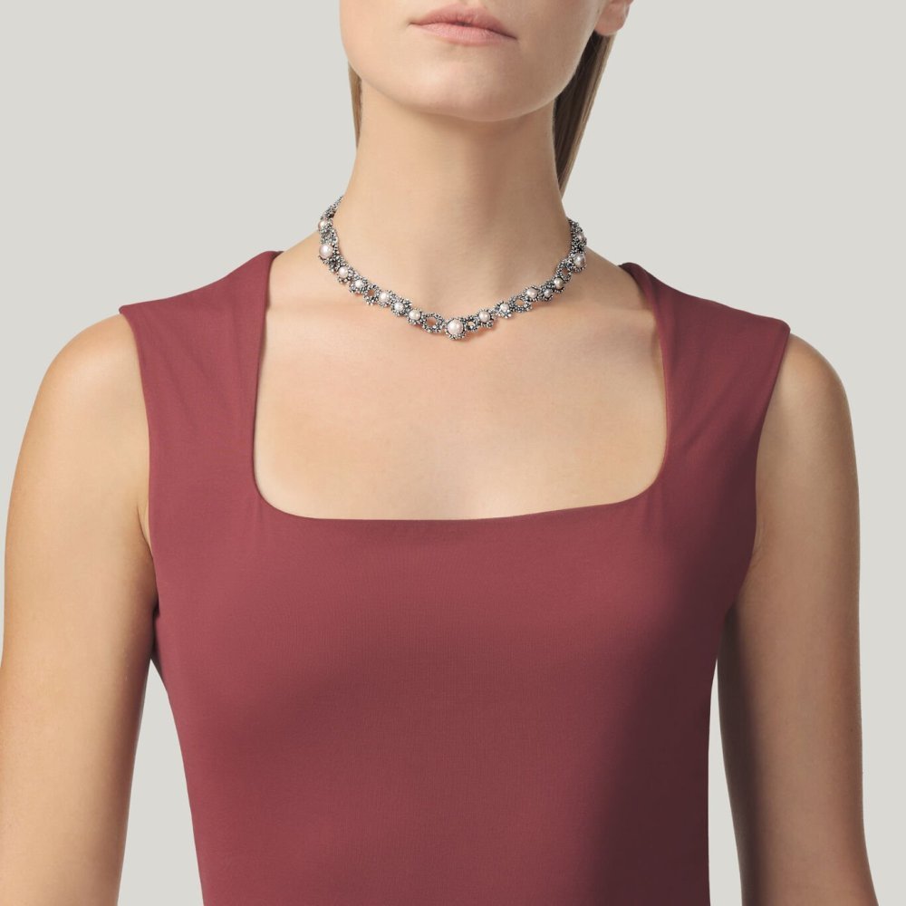 Giovanni Raspini - Collana Blossom - Argento - Perle Giovanni Raspini - Collana Blossom - Argento - Perle