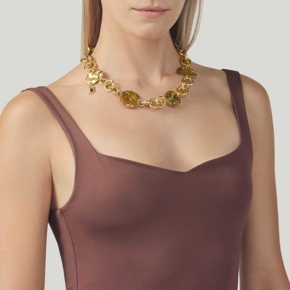 Giovanni Raspini - Collana Dakota - Bronzo - Oro 18 Kt