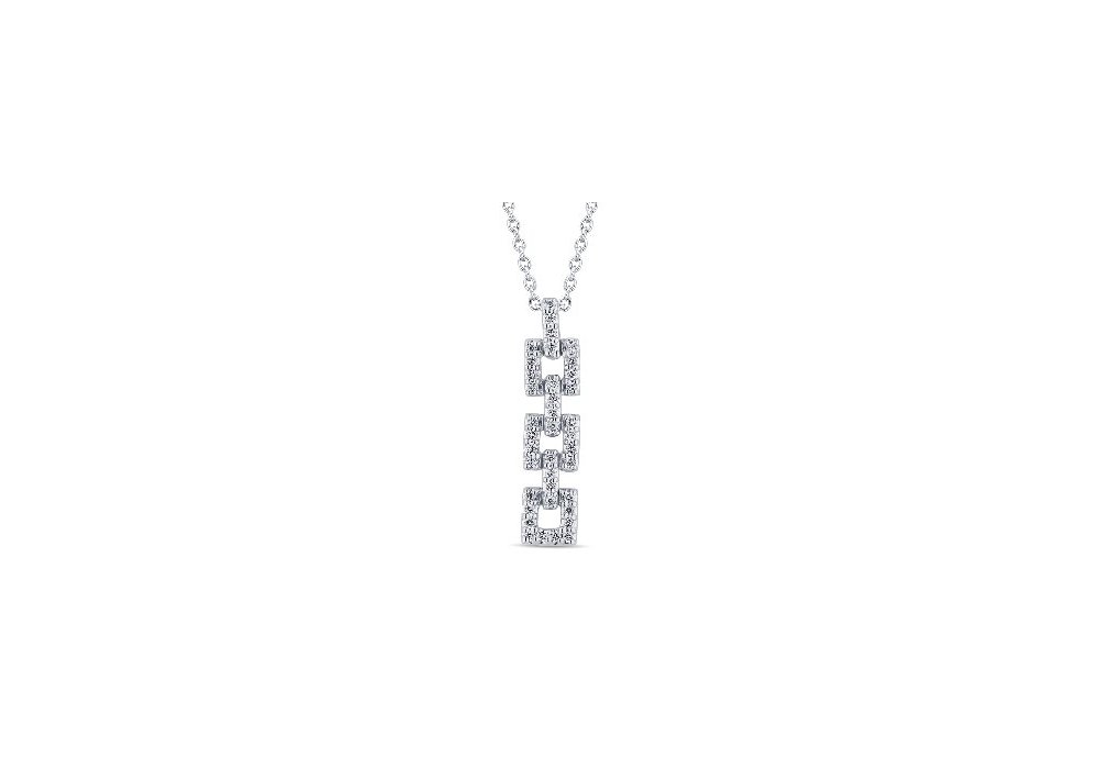 Salvini - Collana Geometrica - Oro Bianco - Diamante