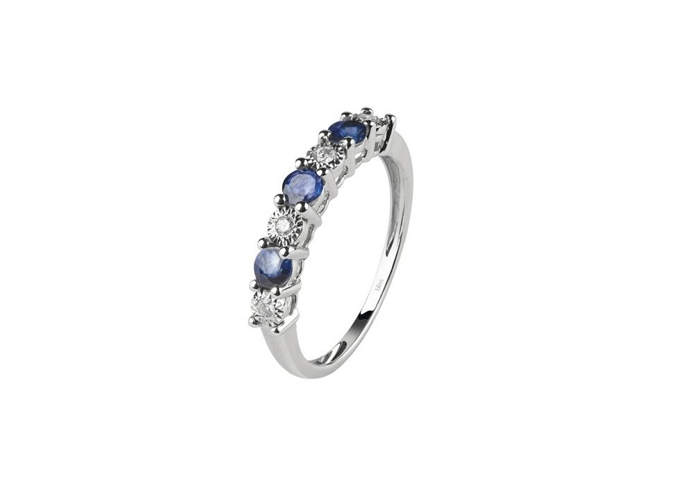 Bliss - Anello Bl Jasmine - Oro Bianco - Diamante