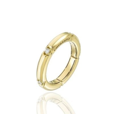 Chimento - Anello Chocolat - Oro Giallo - Diamanti