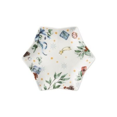 Hutschenreuther - Coppa A Stella 24 Cm - Porcellana