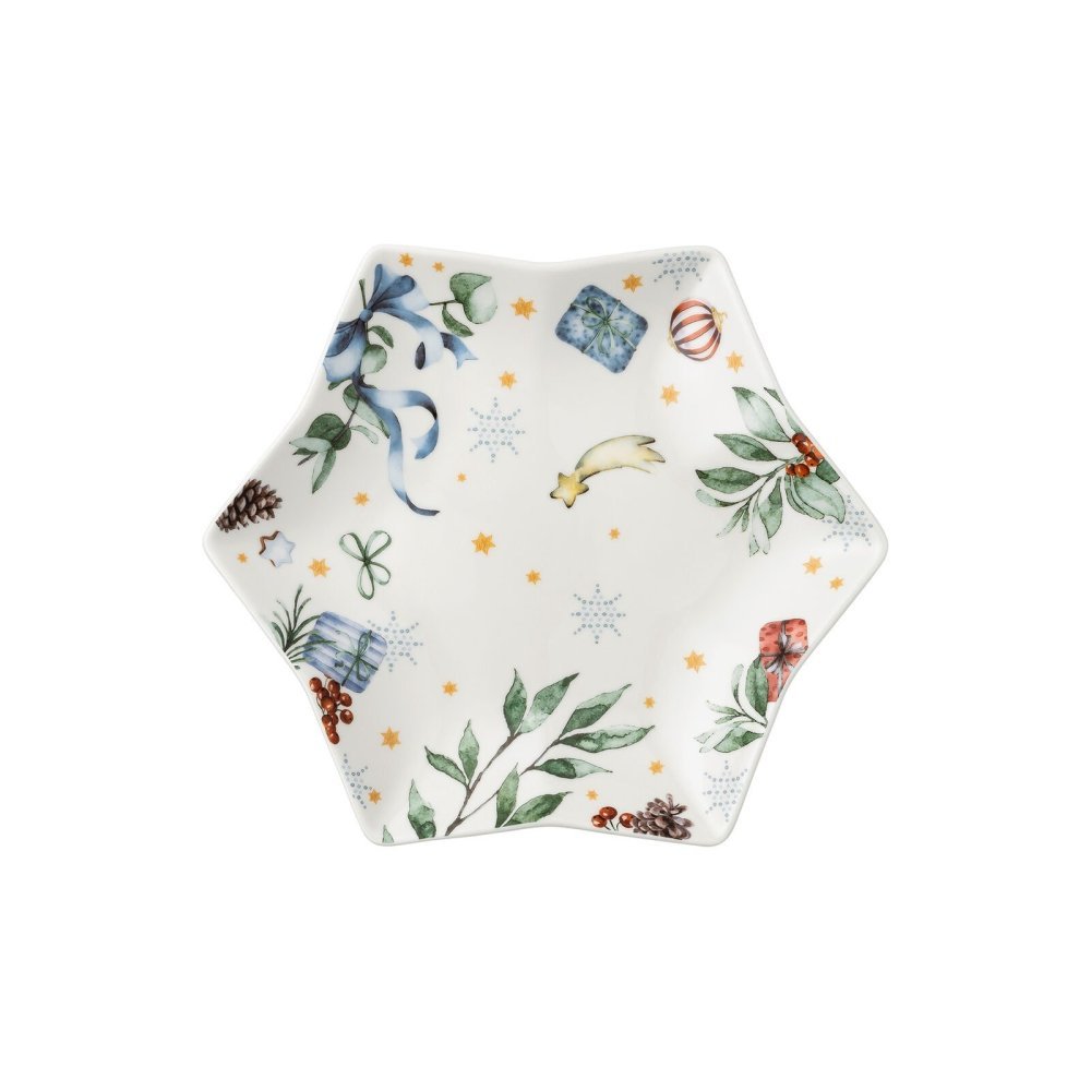 Hutschenreuther - Coppa A Stella 24 Cm - Porcellana