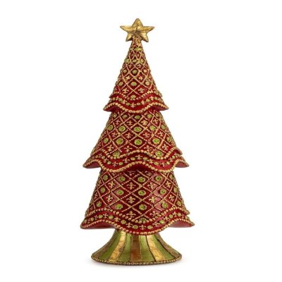 TREE ORN.DIAMOND RED CIT