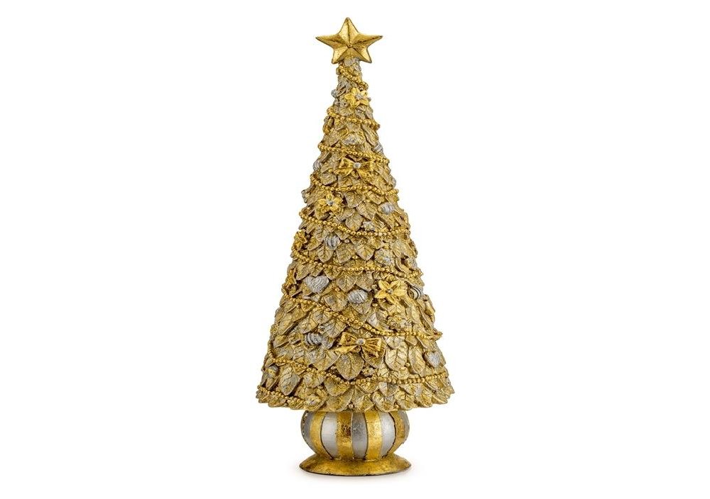 TREE MERRY DECOR GOLD SV