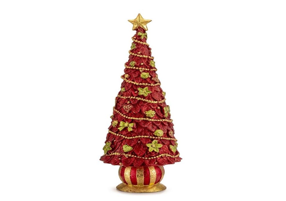 TREE MERRY DECOR RED CIT