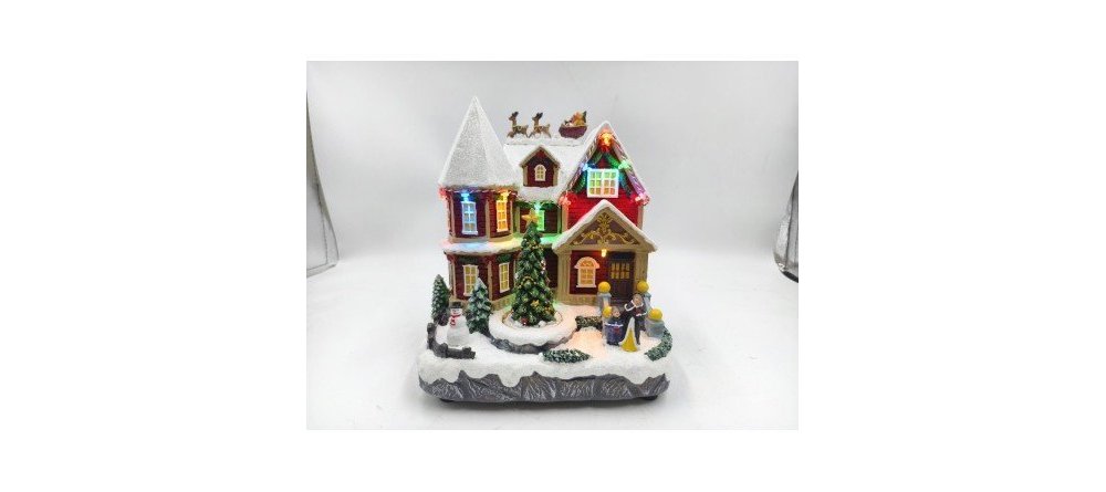 Il Mondo Dei Carillon - Casa Di Natale - Modello Festivo Il Mondo Dei Carillon - Casa Di Natale - Modello Festivo
