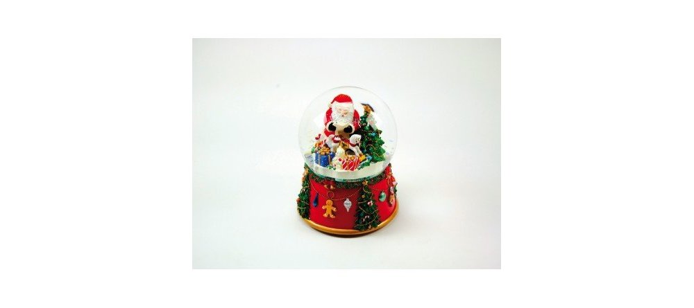 Il Mondo Dei Carillon - Schneekugel - Santa - Regali Il Mondo Dei Carillon - Schneekugel - Santa - Regali