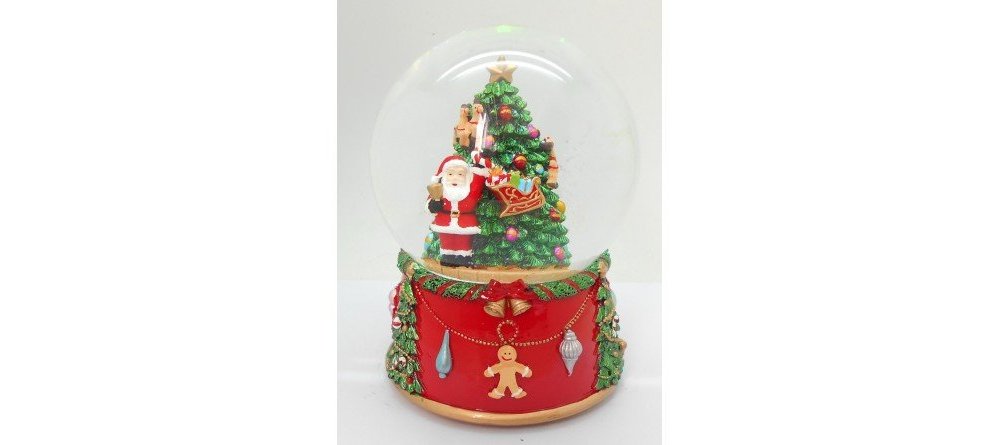Il Mondo Dei Carillon - Palla Di Neve - Babbo Natale - 120 Mm Il Mondo Dei Carillon - Palla Di Neve - Babbo Natale - 120 Mm