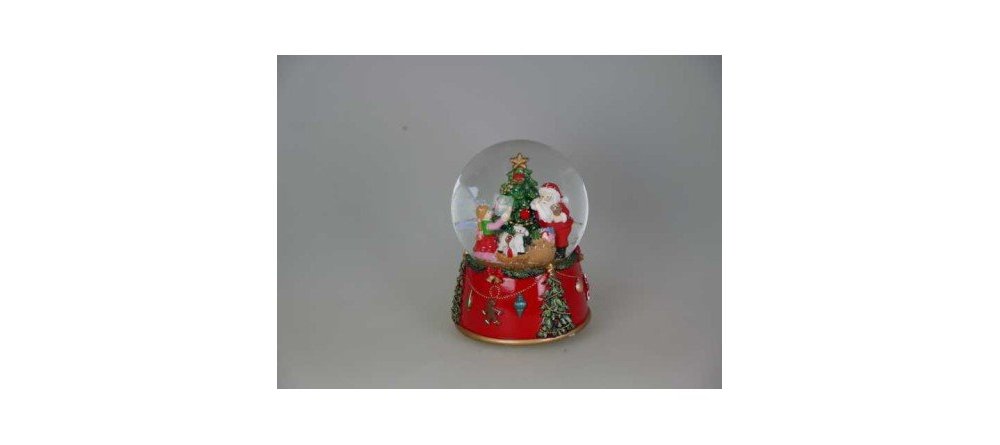 Il Mondo Dei Carillon - Babbo Natale Modell - Innevato - Decorato Il Mondo Dei Carillon - Babbo Natale Modell - Innevato - Decorato