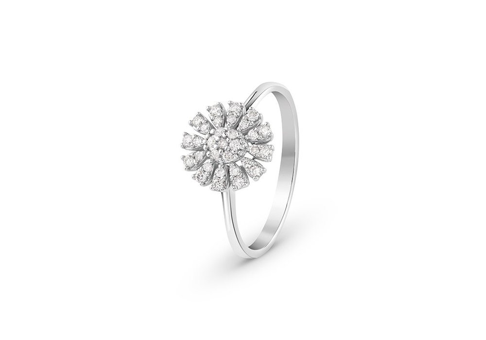 Bliss - Anello In Oro Bianco - Rotondo - 0.37 Carati Bliss - Anello In Oro Bianco - Rotondo - 0.37 Carati