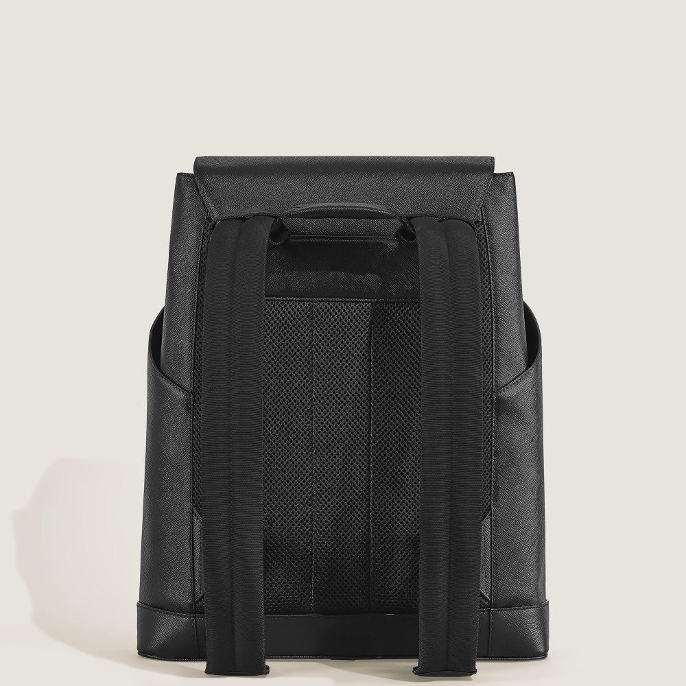 Montblanc - Zaino Modello Medio - Pelle - Nero Montblanc - Zaino Modello Medio - Pelle - Nero