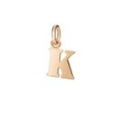 Dodo - Ciondolo Lettera K - Oro Rosa 9K Dodo - Ciondolo Lettera K - Oro Rosa 9K