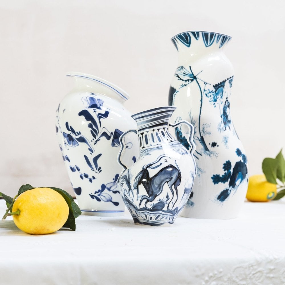 Seletti - Vaso King Wen - Stile Classico - Porcellana