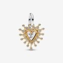 Charm pendente Cuore Luminoso doppio Charm pendente Cuore Luminoso doppio
