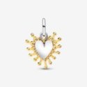 Charm pendente Cuore Luminoso doppio Charm pendente Cuore Luminoso doppio