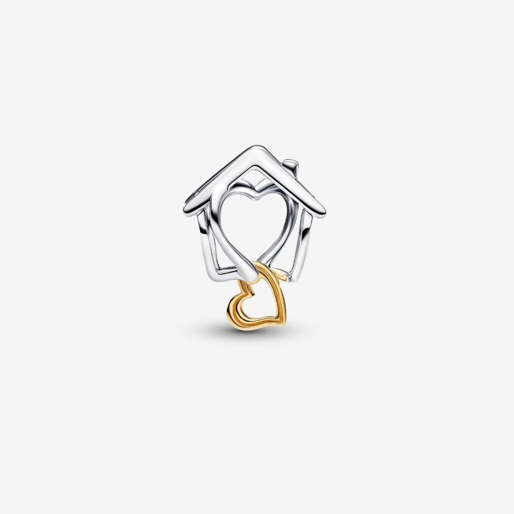 Charm Openwork Casa "With You I'm Home" Charm Openwork Casa "With You I'm Home"