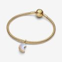 Charm Pendente Luna Crescente Luminosa Charm Pendente Luna Crescente Luminosa
