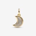Charm Pendente Luna Crescente Luminosa Charm Pendente Luna Crescente Luminosa