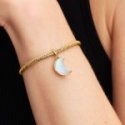 Charm Pendente Luna Crescente Luminosa Charm Pendente Luna Crescente Luminosa