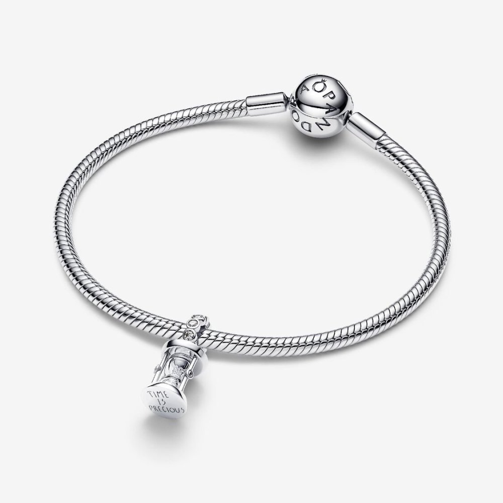 Charm Pendente Clessidra "Time is Precious" Charm Pendente Clessidra "Time is Precious"
