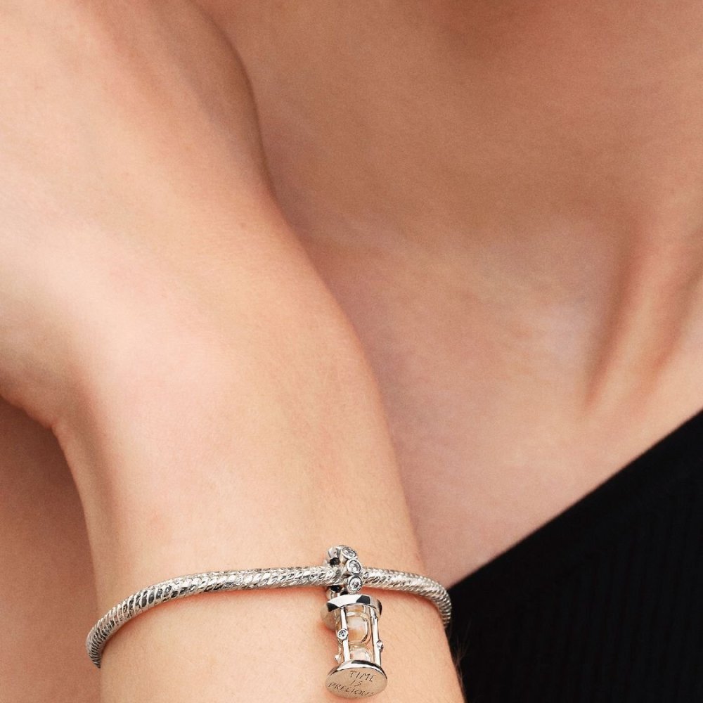 Charm Pendente Clessidra "Time is Precious" Charm Pendente Clessidra "Time is Precious"