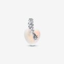 Charm Pendente Cuore e Stella Cadente Charm Pendente Cuore e Stella Cadente