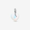 Charm Pendente Cuore e Stella Cadente Charm Pendente Cuore e Stella Cadente
