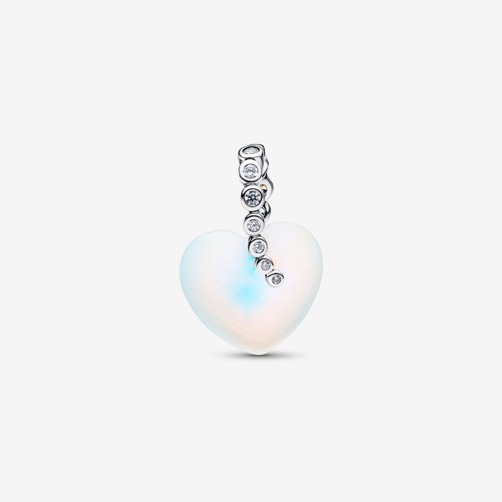 Charm Pendente Cuore e Stella Cadente Charm Pendente Cuore e Stella Cadente