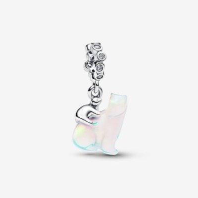 Charm Pendente Orso Polare Mamma e Cucciolo