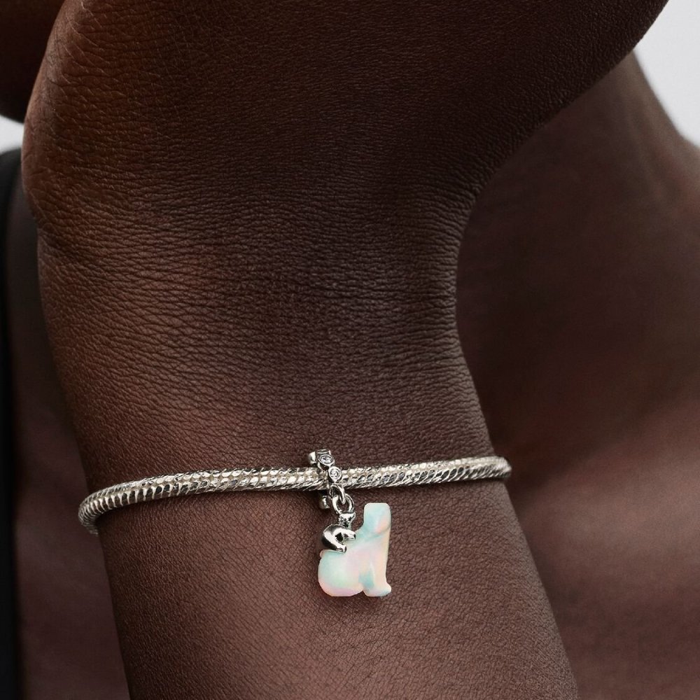 Charm Pendente Orso Polare Mamma e Cucciolo Charm Pendente Orso Polare Mamma e Cucciolo