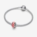 Charm Vetro di Murano Caramella di Natale Charm Vetro di Murano Caramella di Natale
