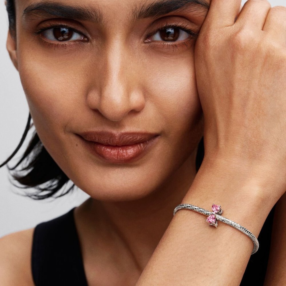 Charm Fiocco Luminoso Rosa Charm Fiocco Luminoso Rosa